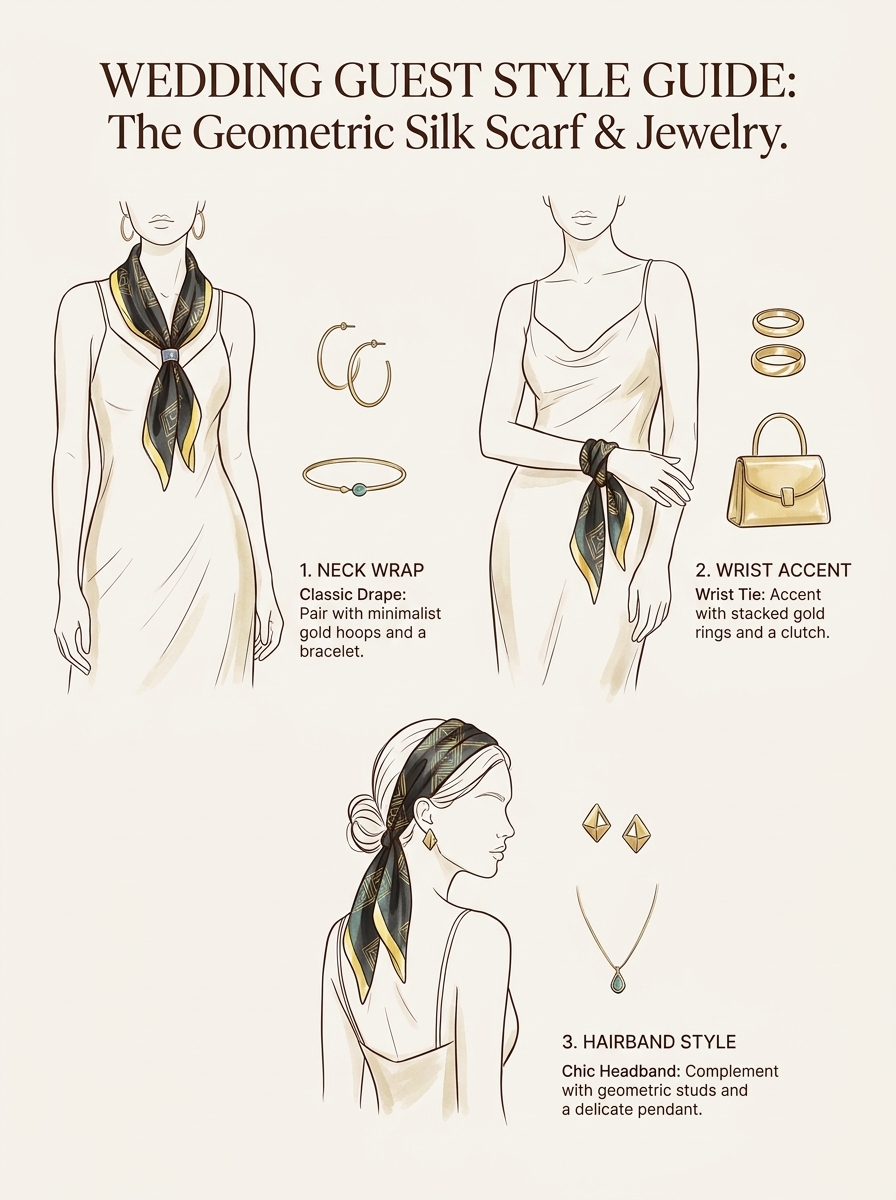 Step-by-Step Styling Guide: What jewelry to wear with silk dress for wedding guest